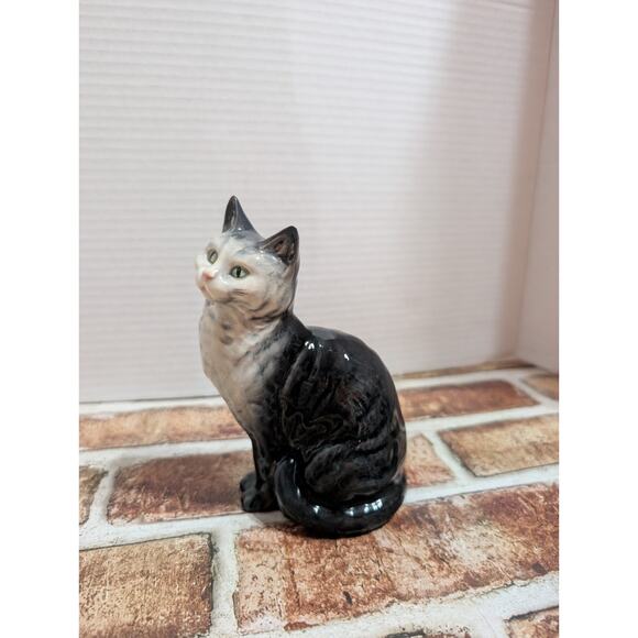 Vintage Beswick Seated Sitting Porcelain Ceramic Cat Figurine # 1030 England - Picture 2 of 7